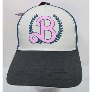 Barbie Snapback Hat Cap 75th Anniversary Edition Teal, Black,‎ White And Pink